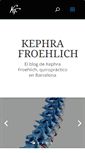 Mobile Screenshot of kephraquiropractico.com