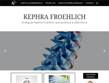 Tablet Screenshot of kephraquiropractico.com